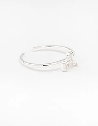 Sterling Silver Trio Marquise Ring