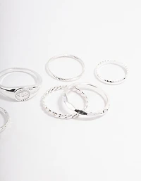Pack de bagues scélettes Œil Mauvais en Argent