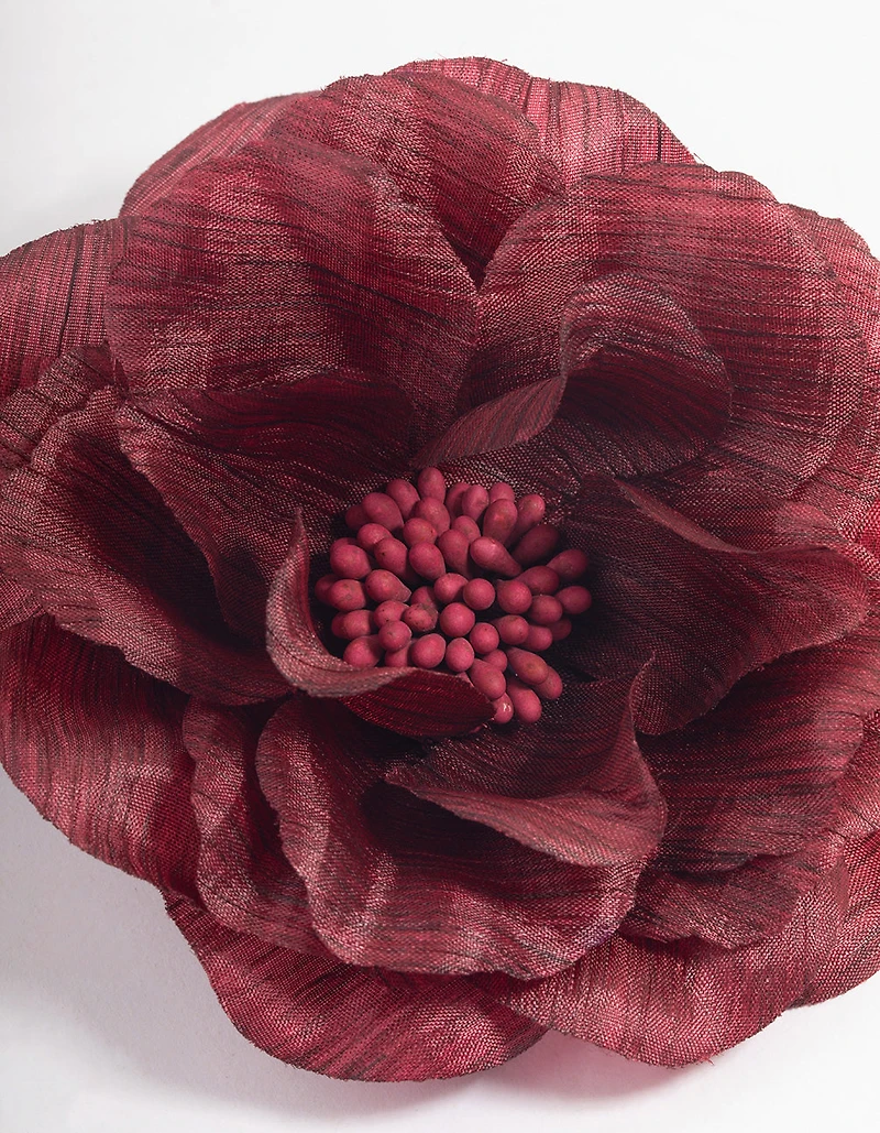 Fabric Texture Flower Corsage