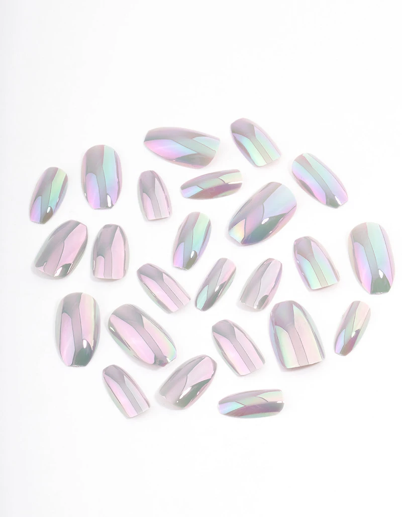 Lilac Glazed Press On Nails