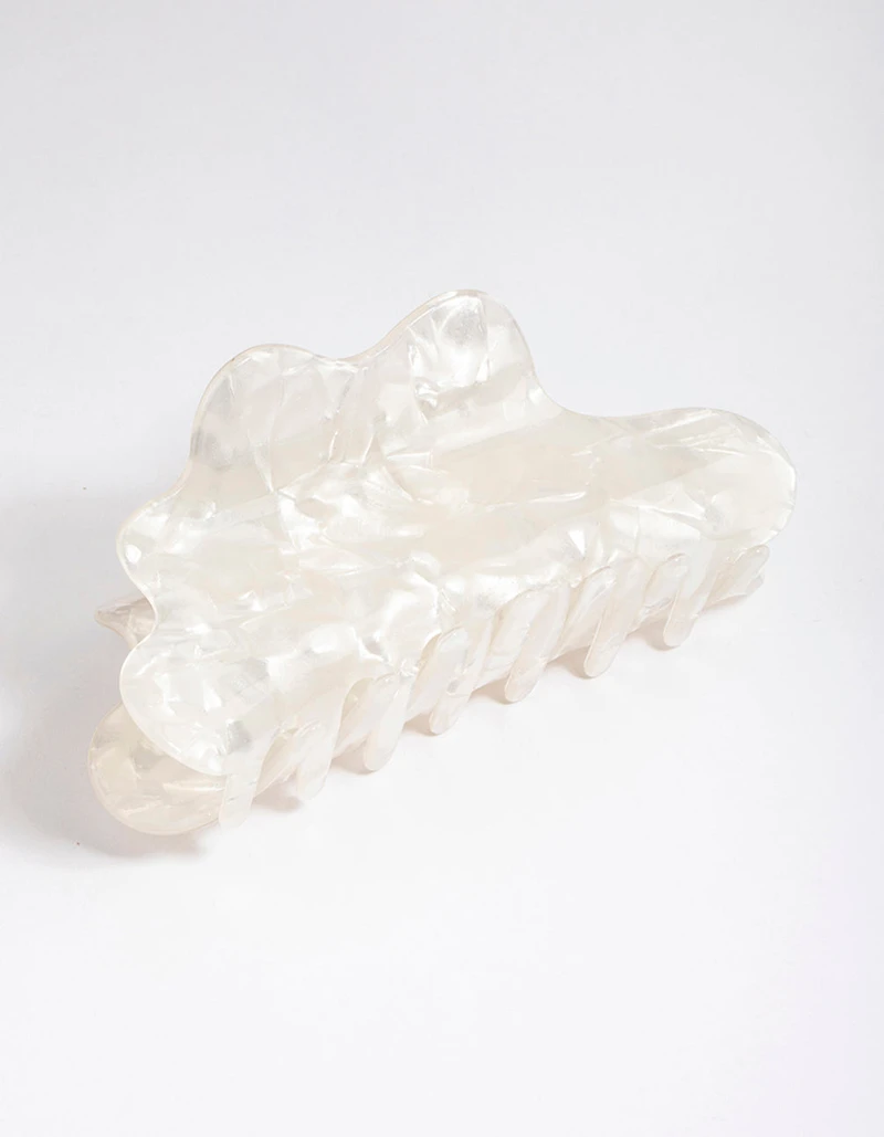 Acrylic Oversized Cloud Claw Clip