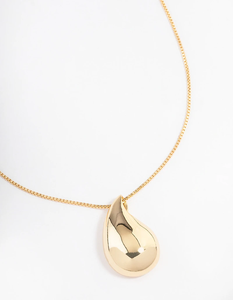 Collier à chaîne plaqué or