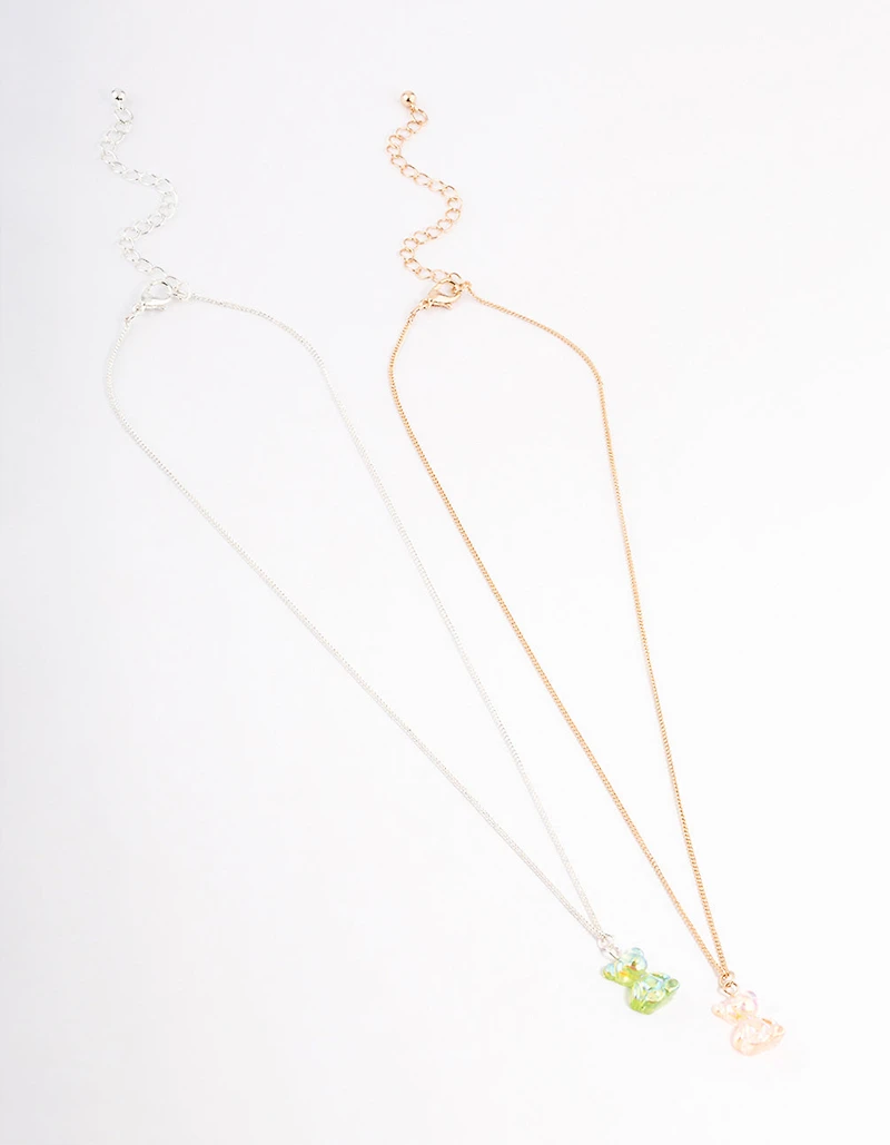 Teddy Bear Bestie Necklace Pack