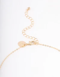 Gold Love Pendant Necklace