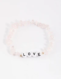 Rose Quartz Love Bracelet