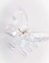 Iridescent Butterfly Claw Clip