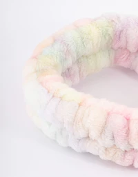 Tie Dye Fluffy Headband