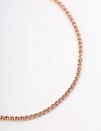Gold Cup Chain Apple Anklet Pack