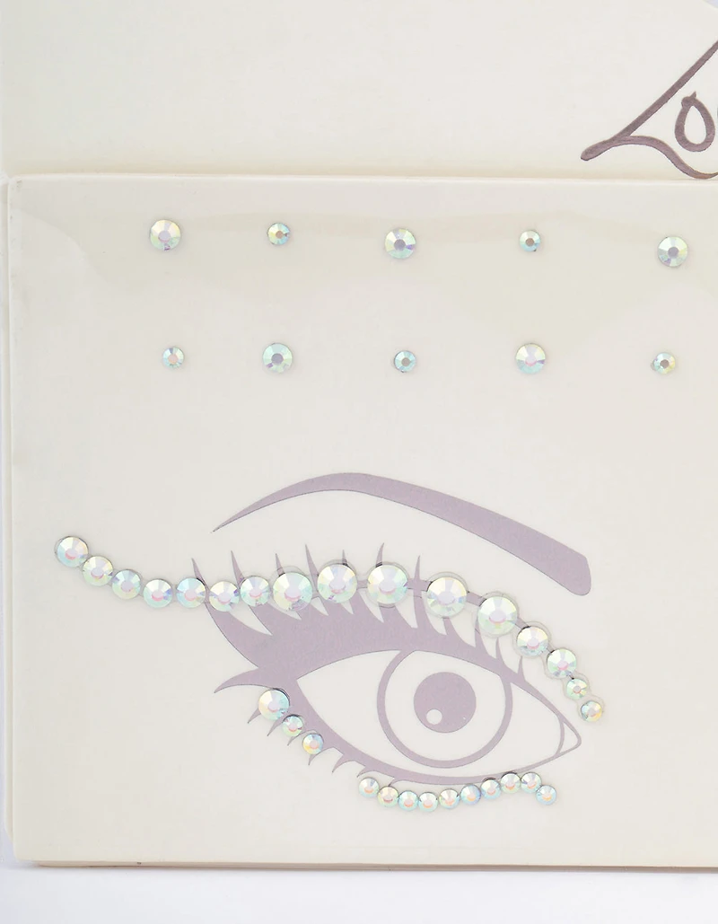 Acrylic Simple Strand Face Jewels