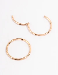 Surgical Steel Fine Sleeper Earrings 10mm