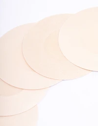 Neutral Fabric Round Nipple Covers Pack