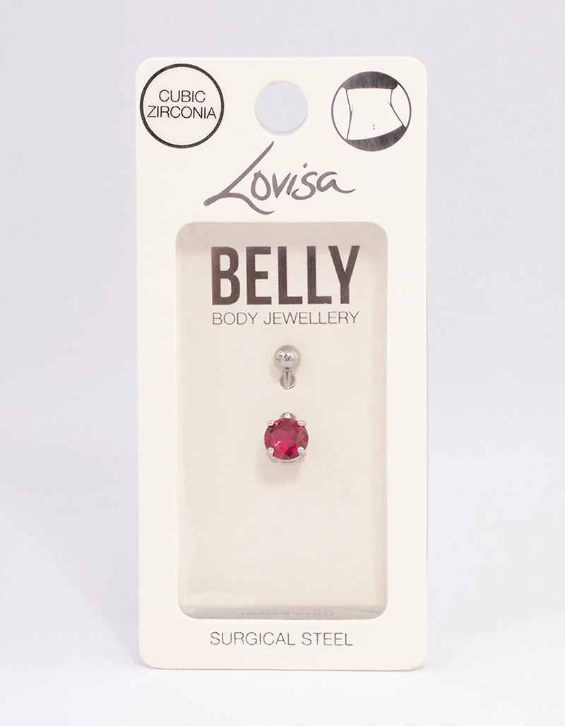 Surgical Steel Classic Claw Belly Ring