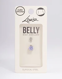 Surgical Steel Classic Claw Belly Ring
