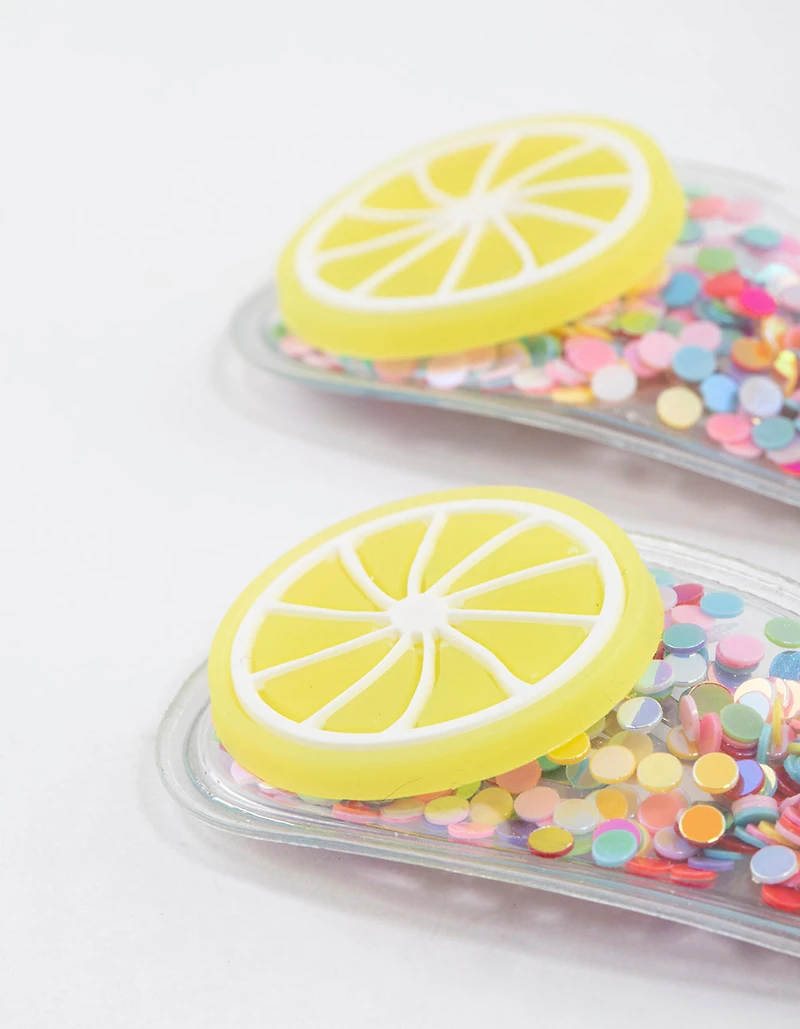 Kids Plastic Shaker Hair Snaps Pack