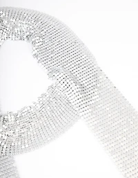Silver Mesh Scarf