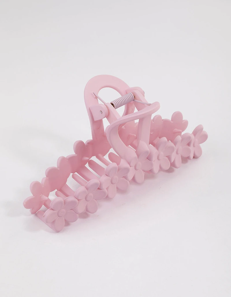 Blush Multi Flower Claw Clip