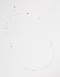 Sterling Silver Infinity Link Chain Necklace