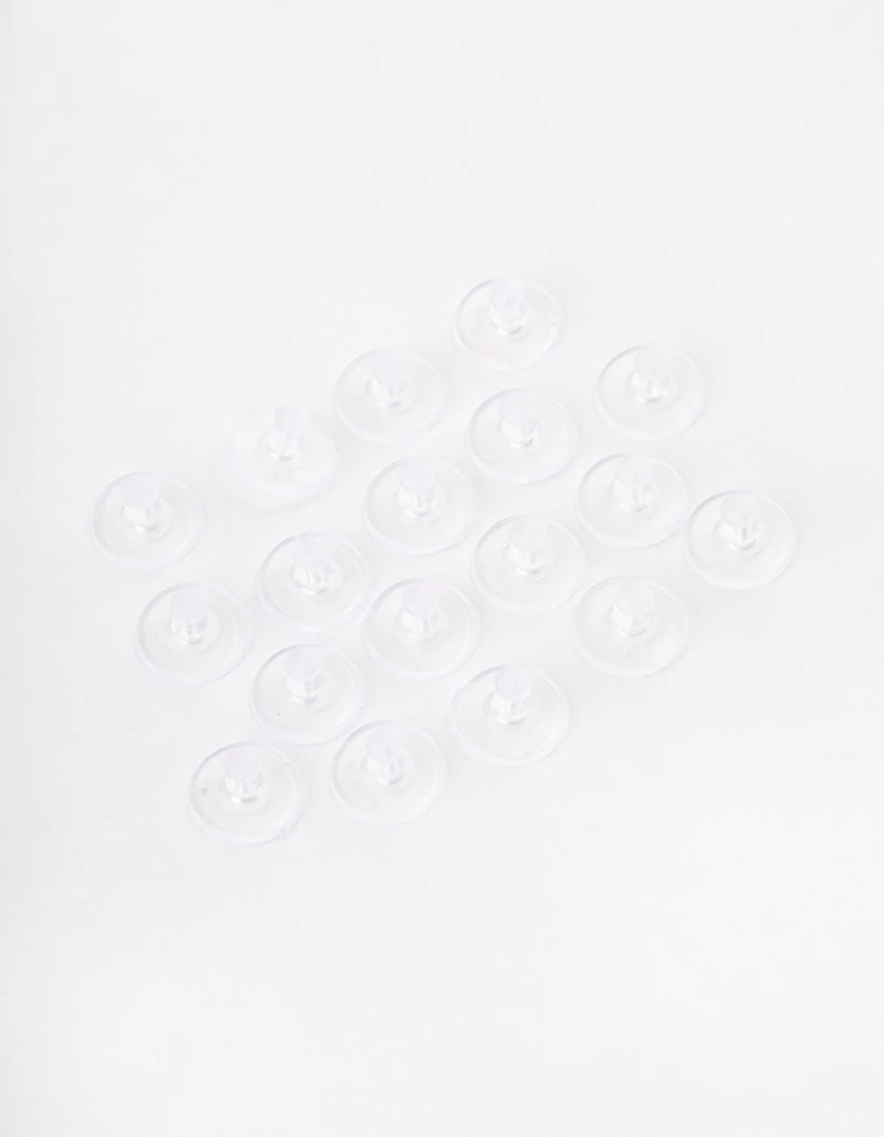 Clear Silicone Supportive Earring Backs