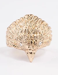 Antique Gold Majestic Eagle Ring