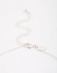 Silver Mini Puffy Heart Pendant Necklace