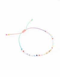Gold Multi Sandblast Pattern Toggle Bracelet