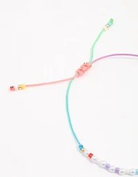 Gold Multi Sandblast Pattern Toggle Bracelet