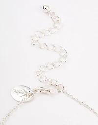 Silver Pink & Purple Crystal Necklace Pack