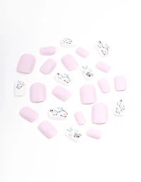Tweens Lilac & Butterfly Press On Nails