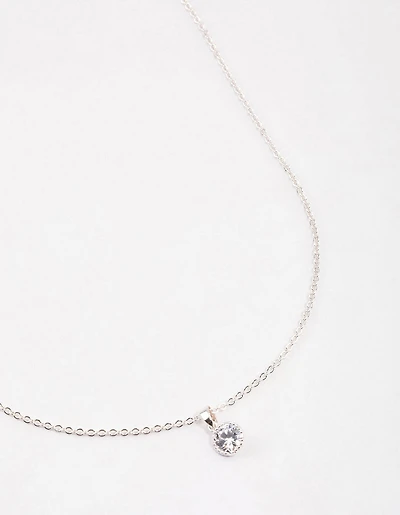 Collier et ensemble de polissage en Diamants enfermés en argent