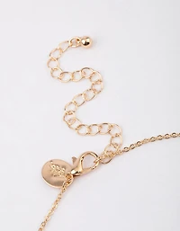 Gold Pave Butterfly Necklace & Polishing Set