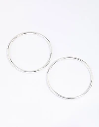 Silver Plain Bangle & Polishing Set