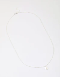Sterling Silver Puffy Heart Pendant Necklace