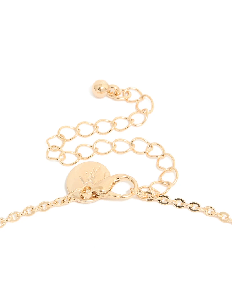 Collier court en or Diamante Infini Cœur