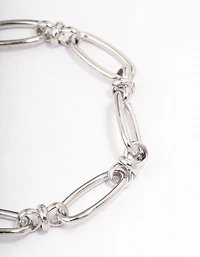 Waterproof Stainless Steel Oval Link Bracelet