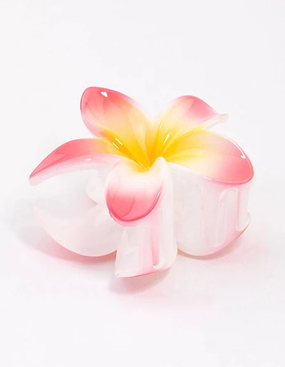 Frangipani Hair Claw Clip