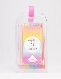 Kids Pastel Hair Pin 15-Pack