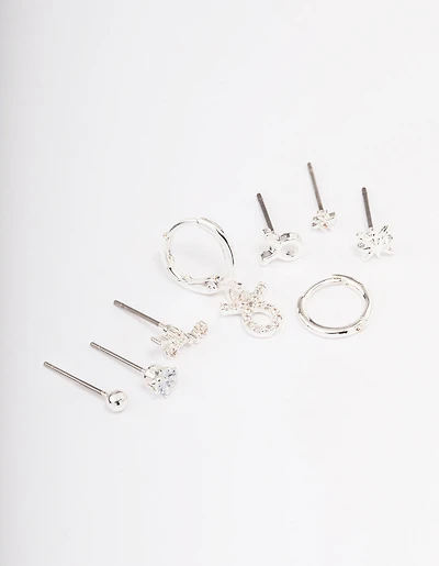 Sac Taurus Earirng plaqué argent