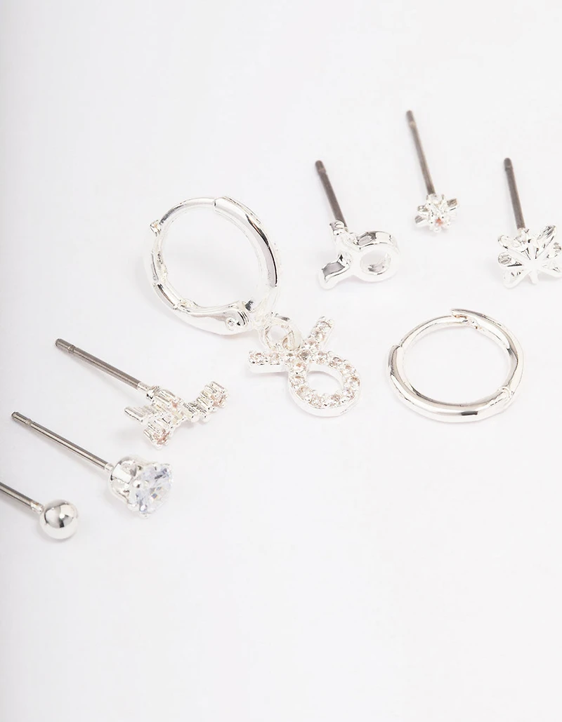 Sac Taurus Earirng plaqué argent