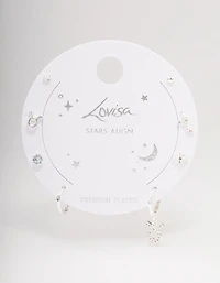 Silver Plated Taurus Earirng Pack