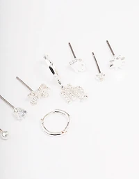 Silver Plated Virgo Earring Pack