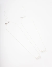 Silver Plated Angel Number '999' Necklace Pack