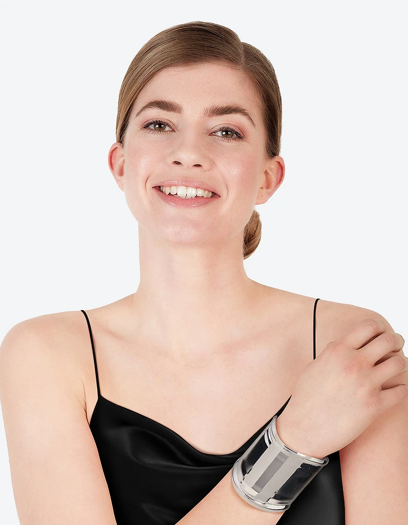 Silver Statement Large Wrist Cuffs