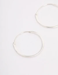 Sterling Silver Hoop Earrings 16mm
