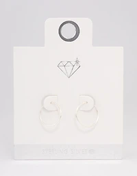 Sterling Silver Hoop Earrings 16mm