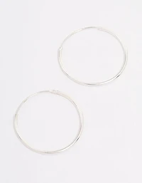 Sterling Silver Hoop Earrings 20mm