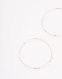 Sterling Silver Hoop Earrings 20mm
