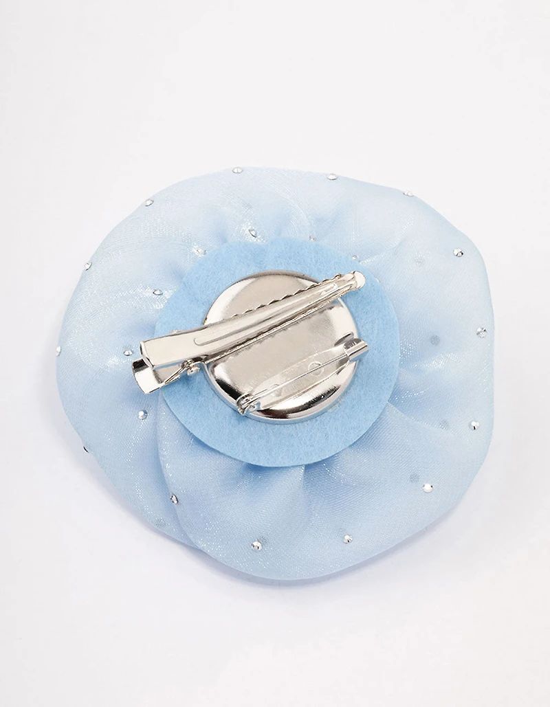 Diamante Rosette Brooch & Hair Clip
