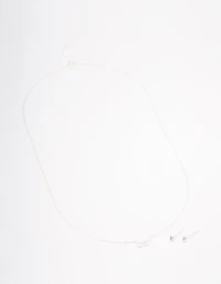 Sterling Silver Infinity Jewellery Set
