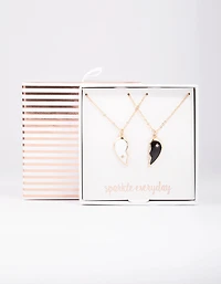 Gin Yin & Yang Heart Necklace Pack