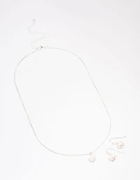 Silver Freshwater Pearl Jewellery Set